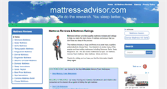 Desktop Screenshot of mattress-advisor.com